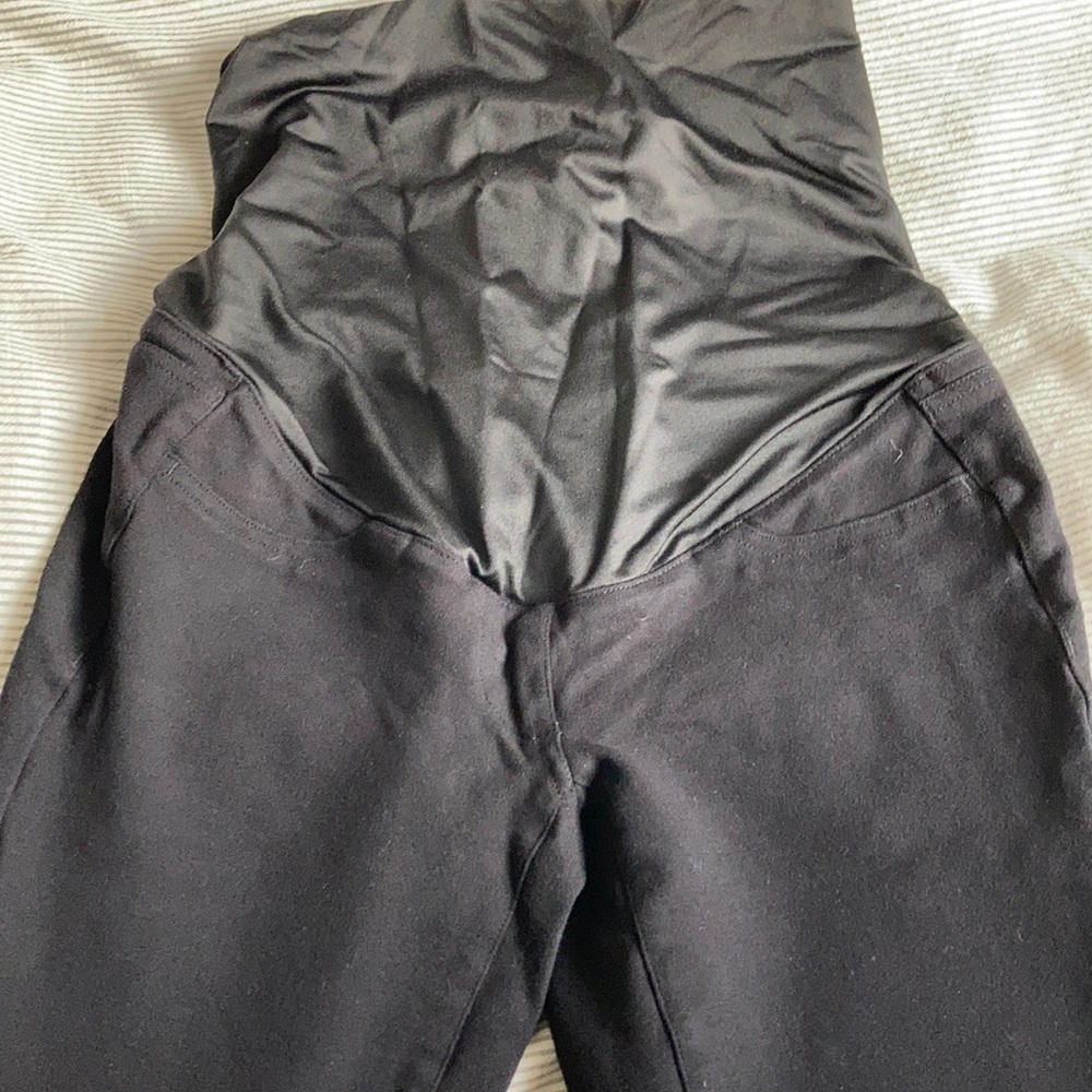 LOFT Black Maternity Ponte Leggings